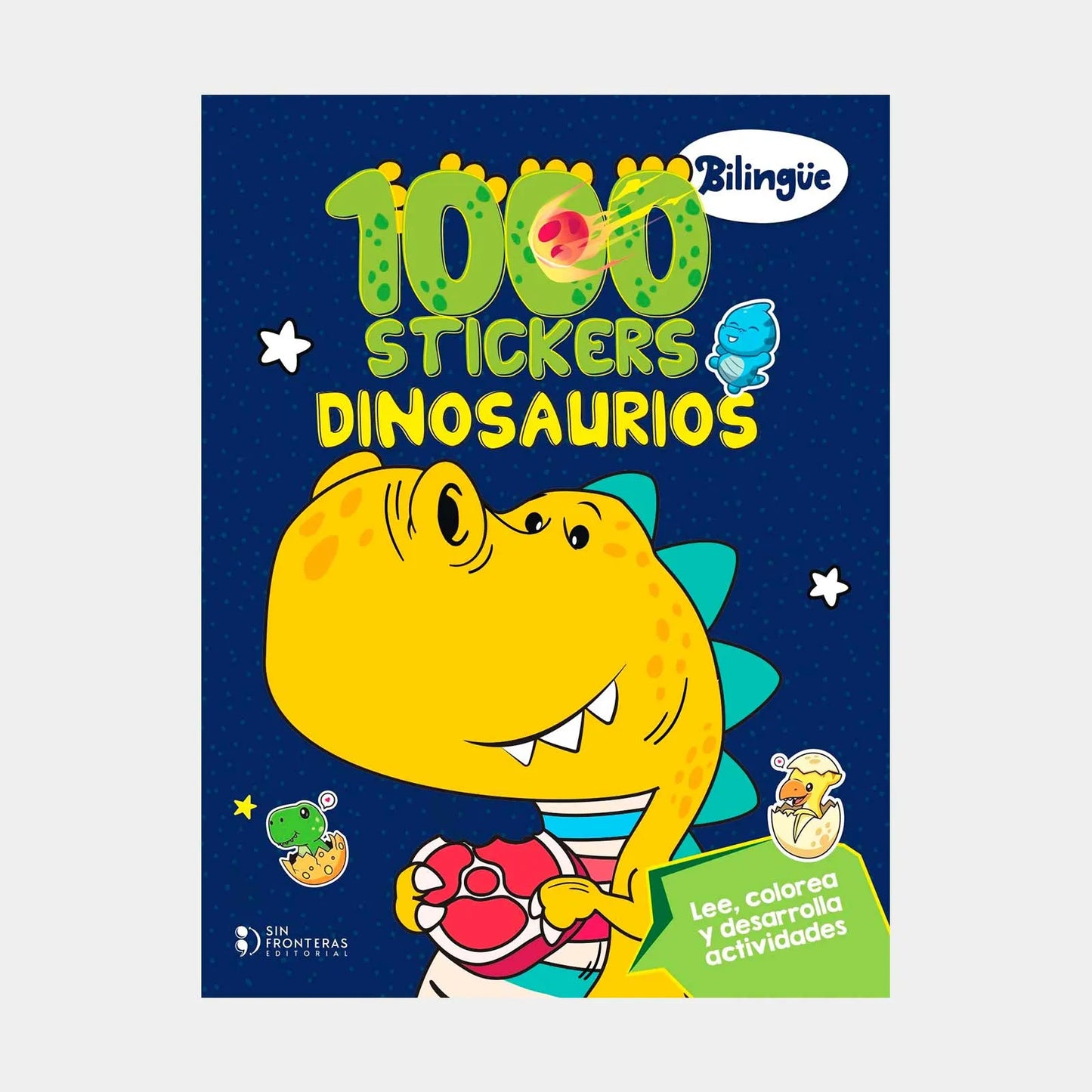 Libro 1000 Stickers Dinosaurios