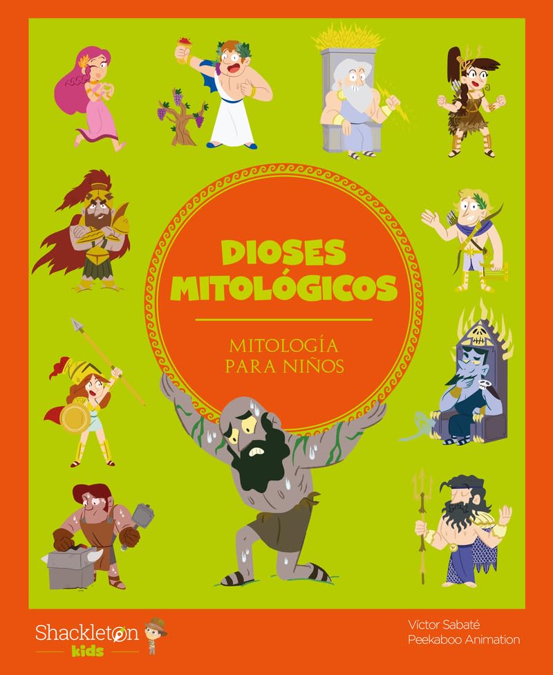 Libro Dioses Mitológicos. Mitología para niños