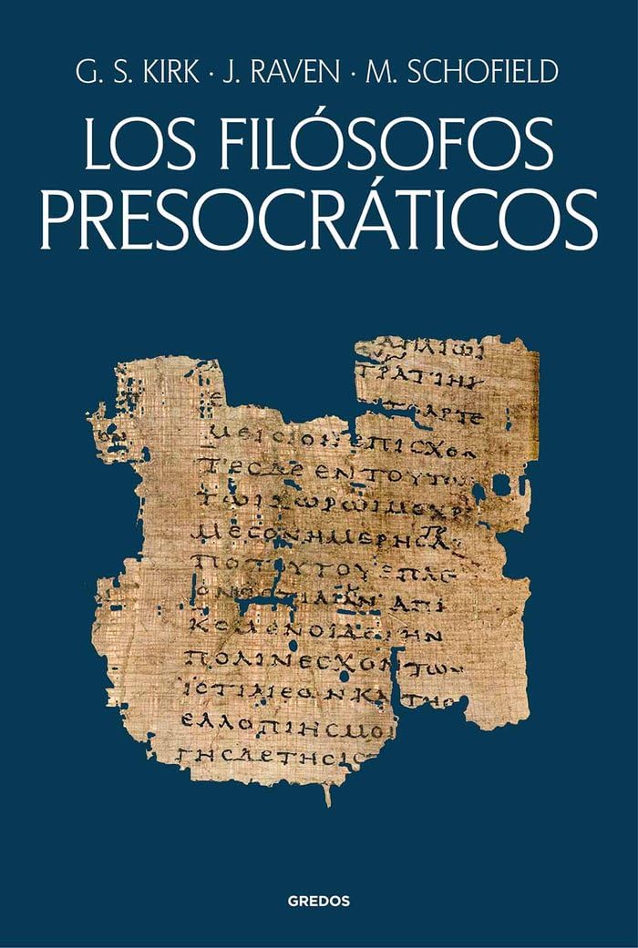 Libro Los filosófos presocráticos
