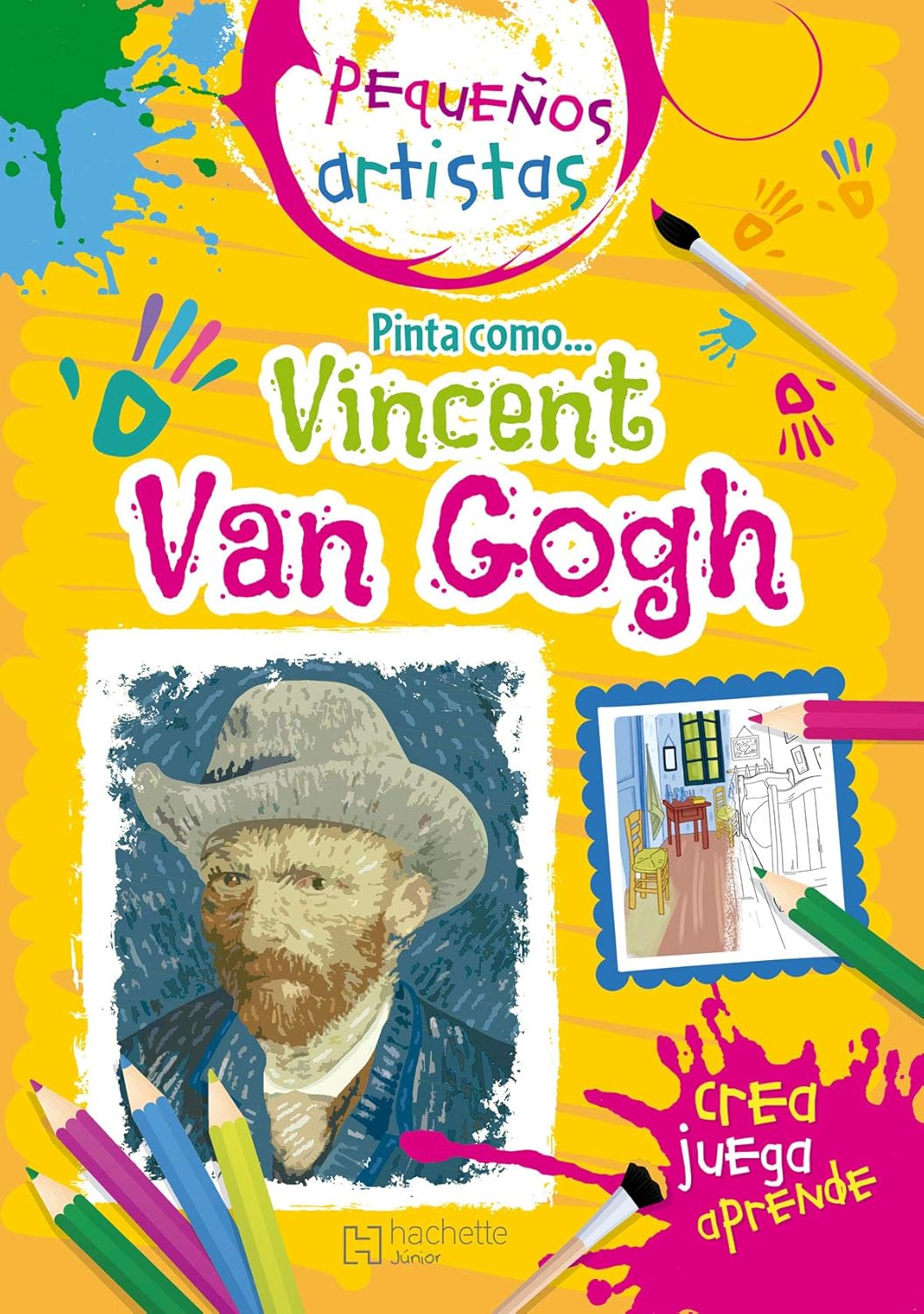 Libro Pequeños artistas: Pinta como Vincent Van Gogh