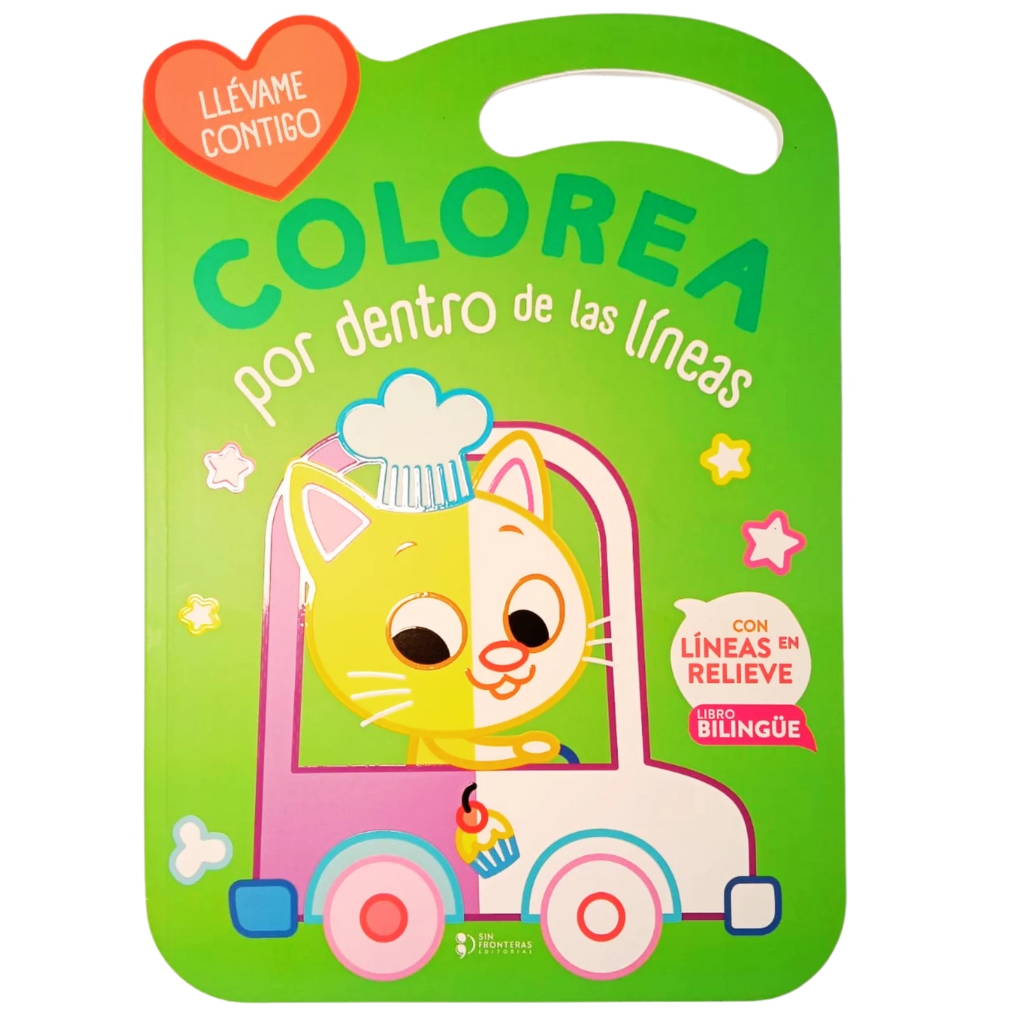 Libro Gato: Colorea por dentro de las líneas