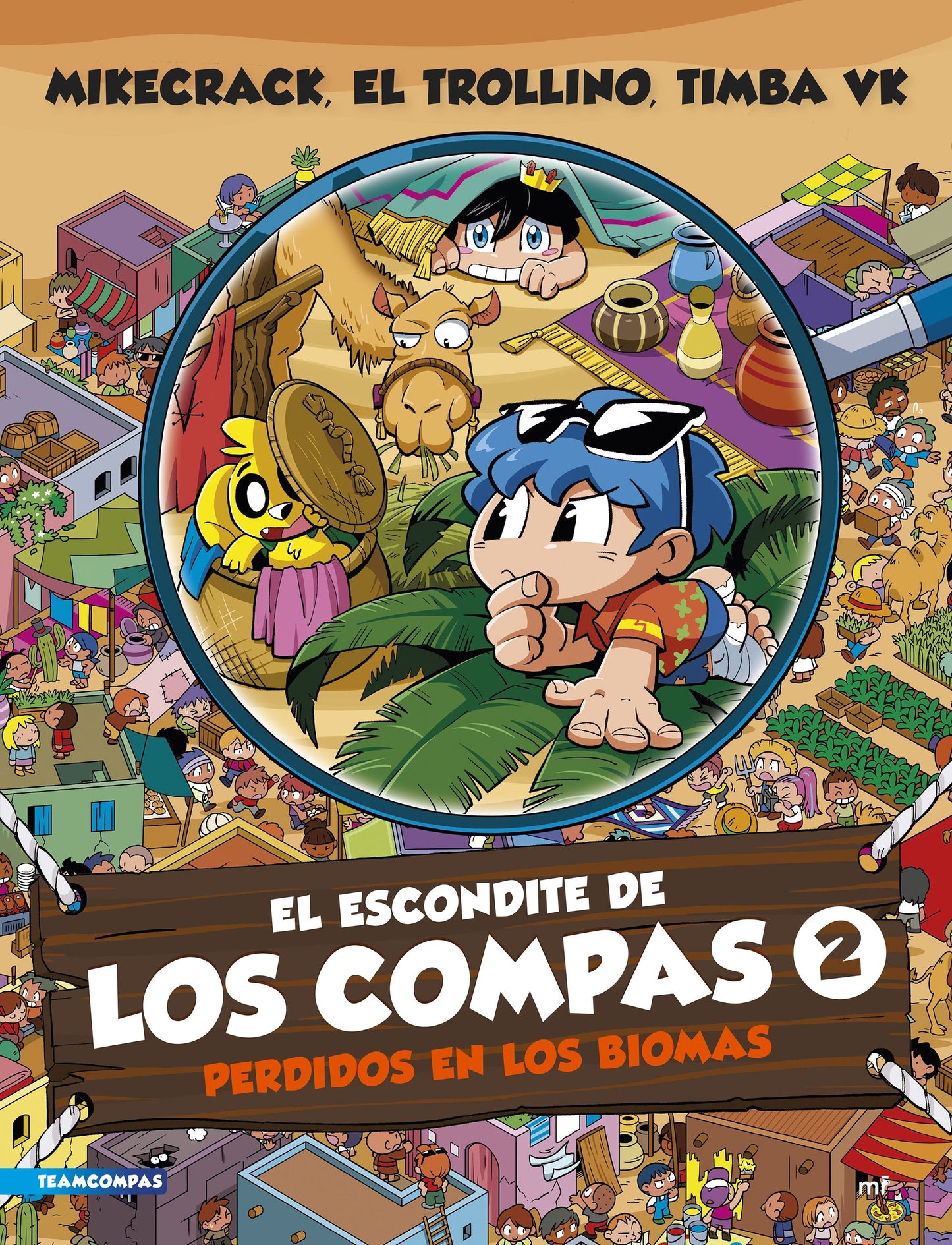 Libro El escondite de los Compas 2 - Perdidos en los biomas