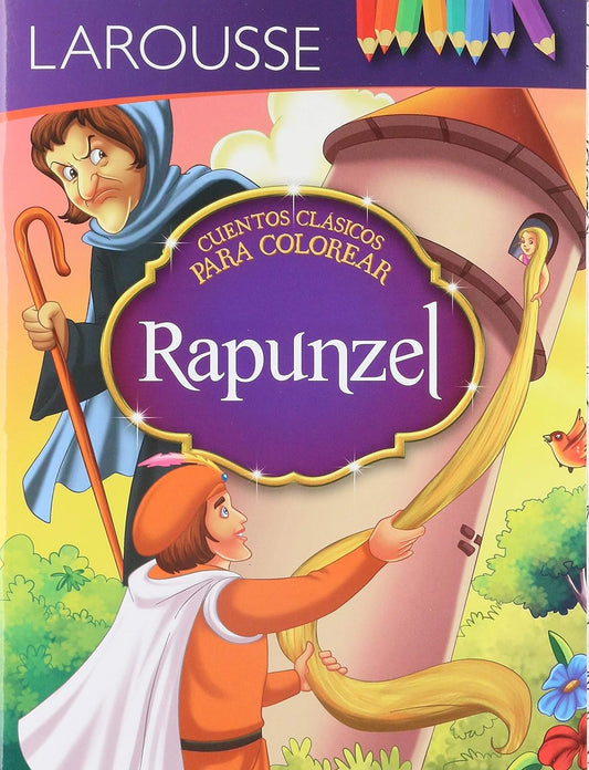 Cuentos clásicos para colorear. Rapunzel