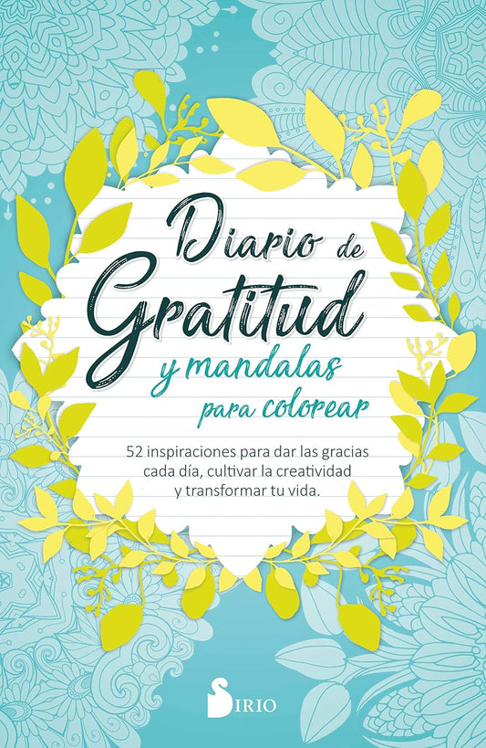 Libro Diario de gratitud y mandalas para colorear