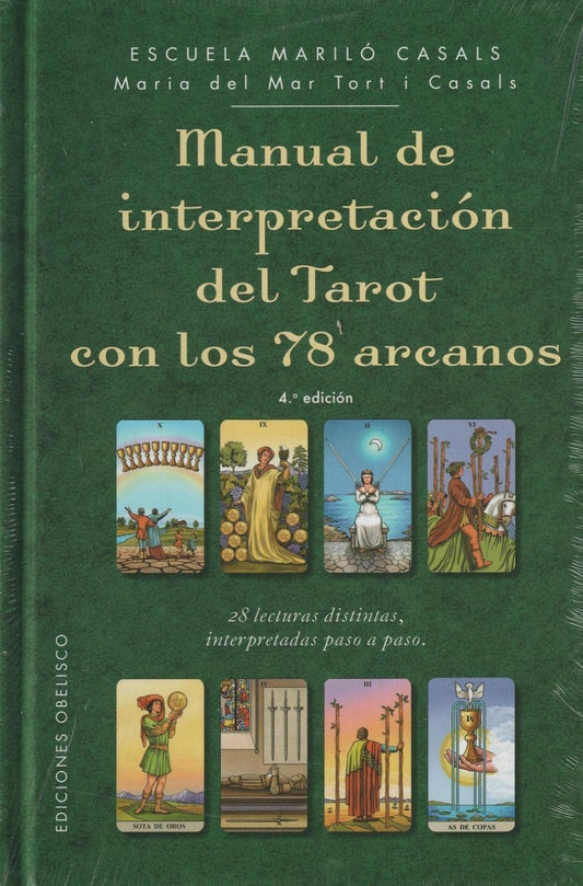 Libro Manual de interpretación del tarot con los 78 arcanos