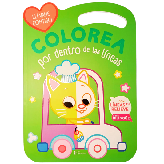 Libro Gato: Colorea por dentro de las líneas