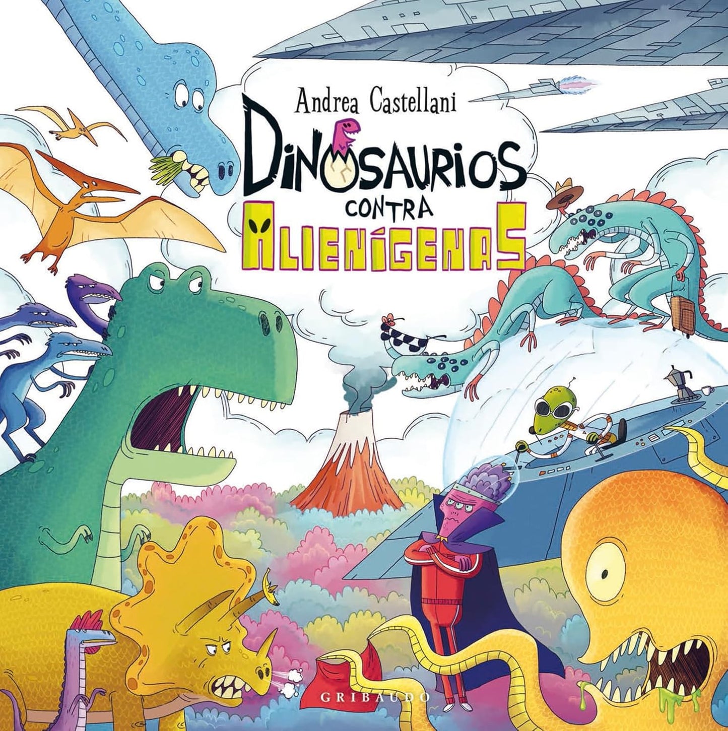 Libro Dinosaurios contra alienígenas