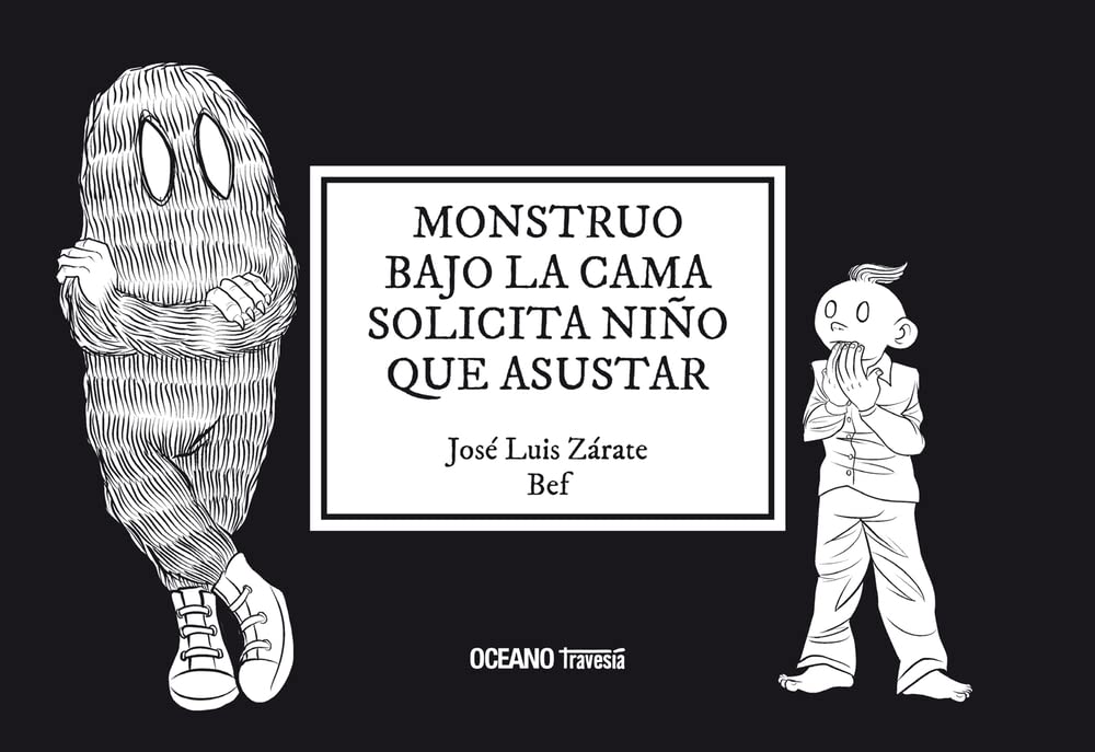 Libro Monstruo bajo la cama solicita niño que asustar