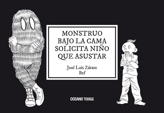 Libro Monstruo bajo la cama solicita niño que asustar