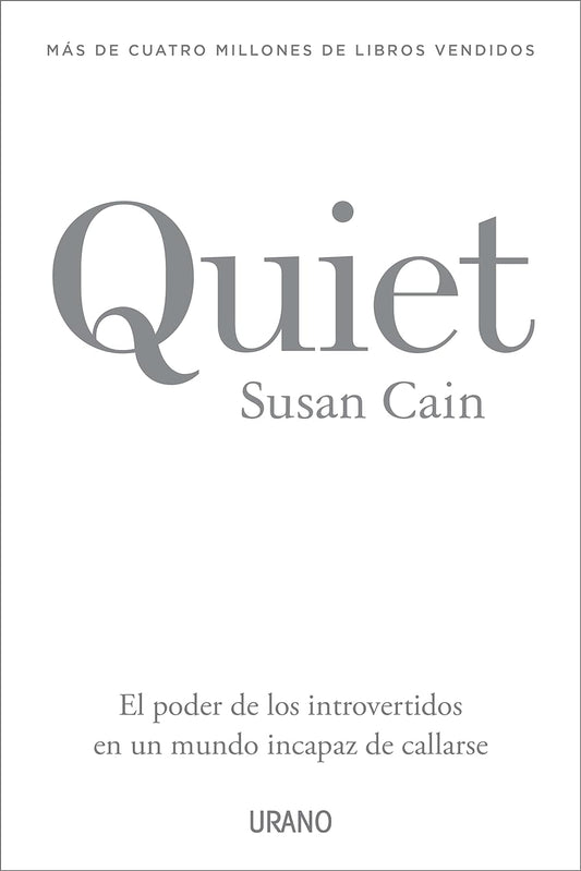 Libro Quiet: El poder de los introvertidos en un mundo incapaz de callarse