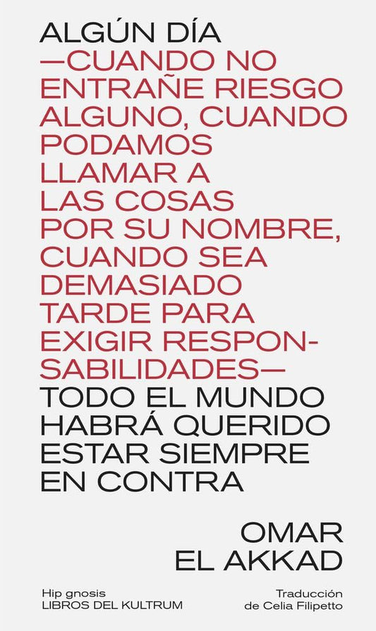 Libro Algún día