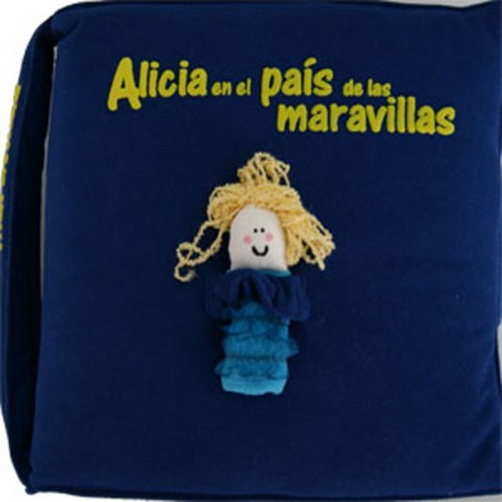 Libro en tela- Alicia en el país de las maravillas