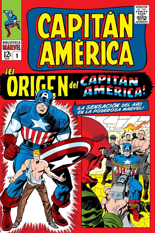 Libro Capitán América: El origen del Capitán América