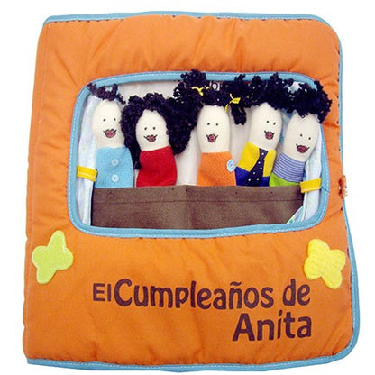 Libro en tela- El cumpleaños de Anita