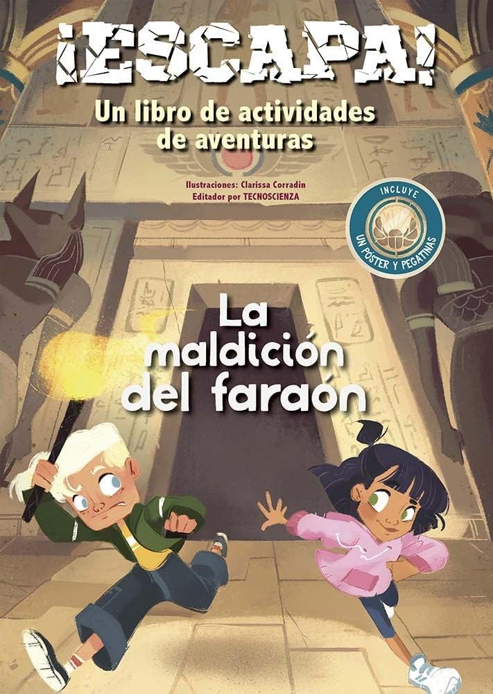 Libro ¡Escapa! La maldición del faraón