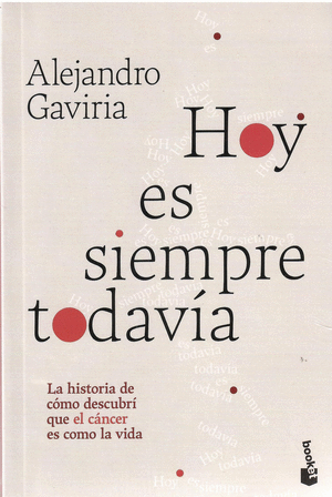 Libro Hoy es siempre todavía (Booket)