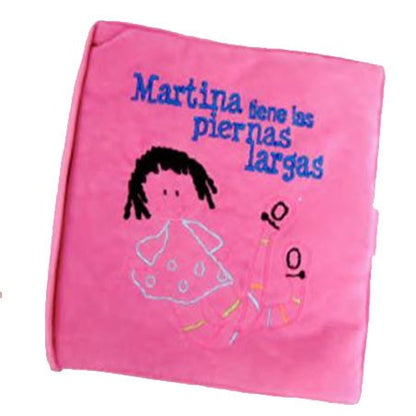 Libro en tela- Martina tiene las piernas largas