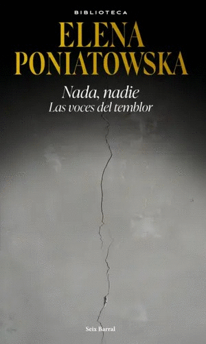 Libro Nada, nadie. Las voces del temblor