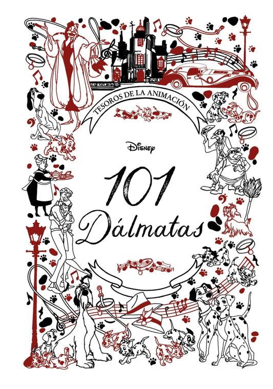 Libro Tesoros de la animación: 101 Dálmatas