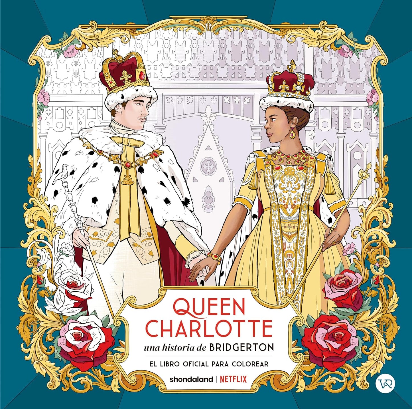 Libro Queen Charlotte (una historia de Bridgerton). El libro oficial para colorear