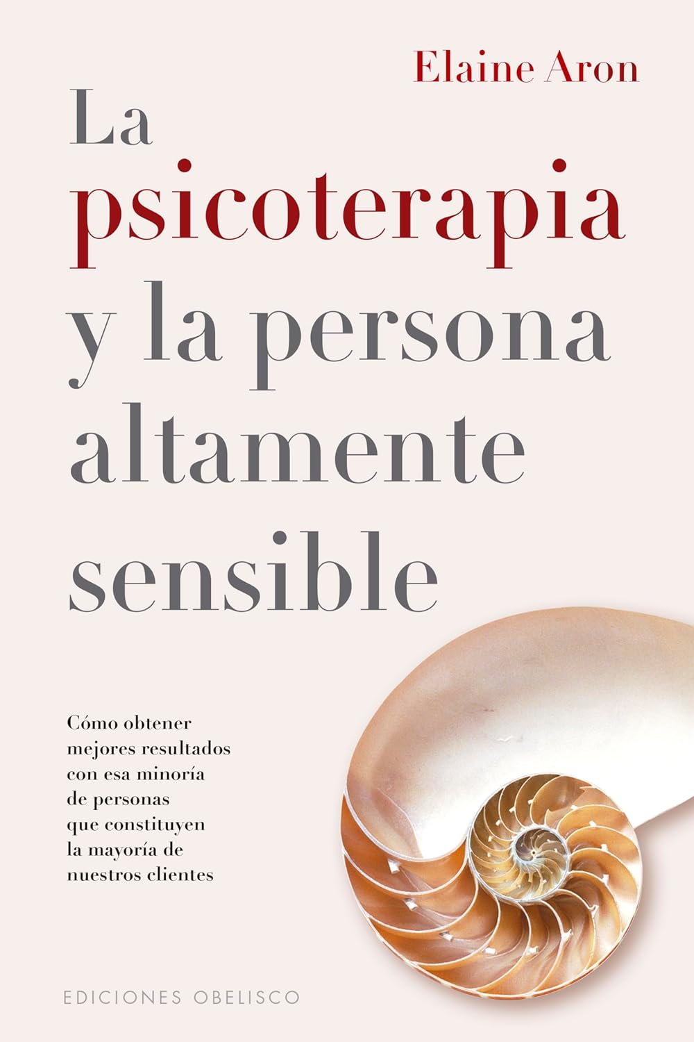 Libro La psicoterapia y la persona altamente sensible